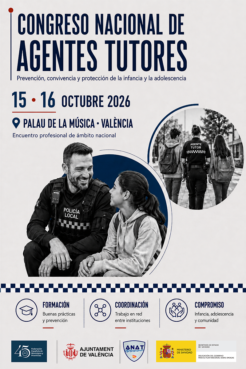 València acogerá el Congreso Nacional de Agentes Tutores y Tutoras 2026
